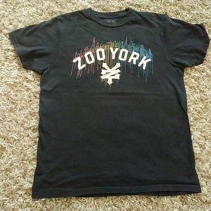 2 for $10 Zoo New York Gray Tee Shirt Size Medium